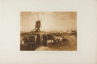 Molen en sluis, plaat 27 uit Liber Studiorum