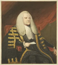 Portret in het Mansion House, Queen Square, van Lord Ashburton