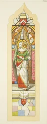 Glas-in-lood in St. Mark