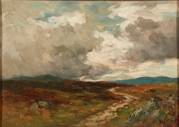 Stormwolken Boven de Heuvels