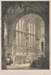 Architectuur van de Middeleeuwen: In St. Jacques, Dieppe, Oostkant, Interieur