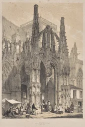 Architectuur van de Middeleeuwen: Louviers, Normandië, Zuidportaal