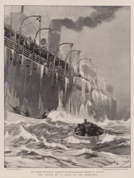 Het wrak van een lijnschip in de Hebriden