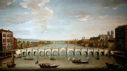Uitzicht op Westminster Bridge