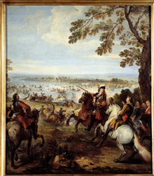 Oversteek van de Rijn door het leger van Lodewijk XIV (1638-1715)