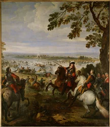 Het leger van Louis XIV steekt de Rijn over op 12 juni
