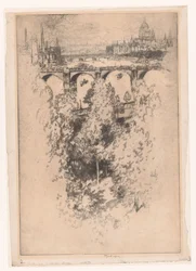 London over Waterloo Bridge
