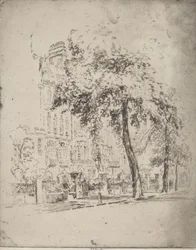 Grote boom, Cheyne Walk, 1906