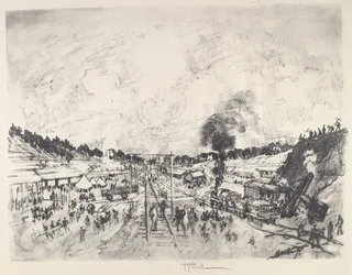 Het kamp bouwen
