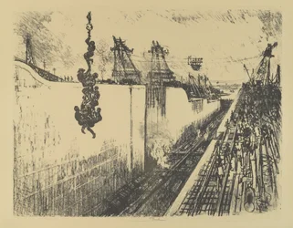 Dinnertijd, Gatun Lock, 1912