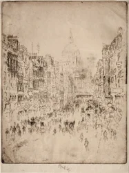 Fleet Street, naar St. Pauls, 1896