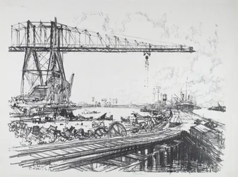 Frans Kanaal en Amerikaanse Kranen, 1912