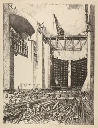 Het leggen van de vloer van Pedro Miguel Lock