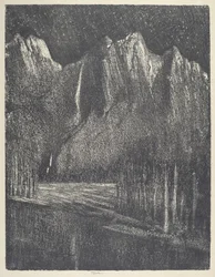 Nacht in de Yosemite