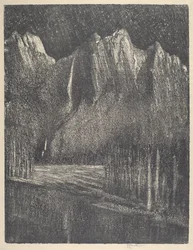 Nacht in de Yosemite, 1912