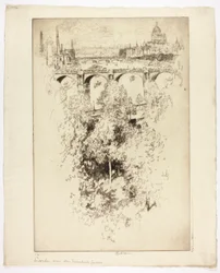 Over Waterloo Bridge, kerk en werk