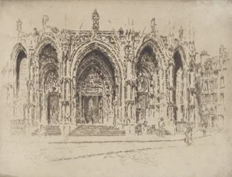Portiek van San Maclou, Rouen, 1907