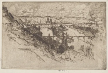 Rouen, vanaf Bon Secours