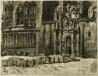 St. Juan de los Reyes, de deur en de kettingen