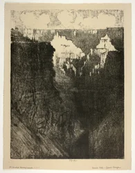 Zonsondergang Steden, in de Grand Canyon