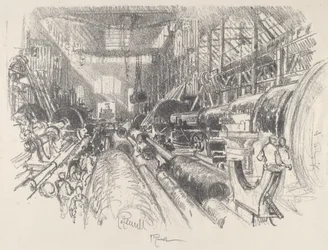 De grootste draaibank ter wereld, 1917