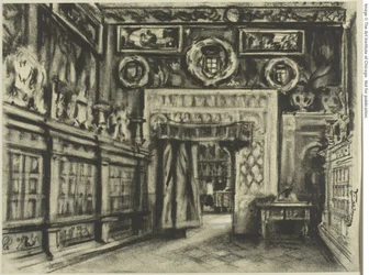 De kapittelzaal, kathedraal van Toledo