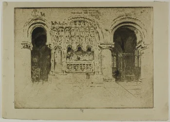 Het graf van de stichter, Kerk van de Heilige Bartholomeus de Grote