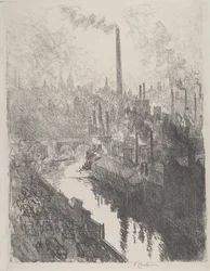 De grote schoorsteen, het motorenpark