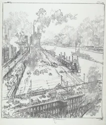 De Dijk van Eads Brug, St. Louis