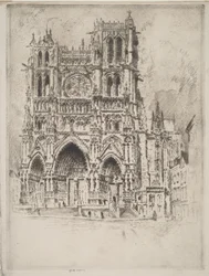 De westgevel, Amiens