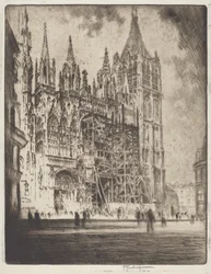 De Westelijke Voorgevel, Kathedraal van Rouen