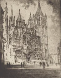 De Westelijke Voorzijde, Kathedraal van Rouen, 1907