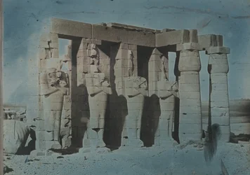 Ramesseum, Thebe, 1844