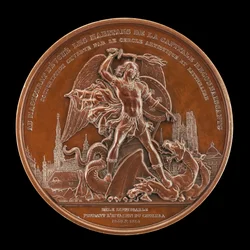 De Cholera Epidemieën van 1849 en 1854 [achterzijde], 1854