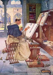 Middeleeuwse Schrijver