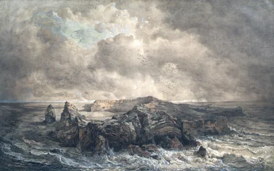 Het eiland St. Paul in de Indische Oceaan
