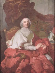 Kardinaal André-Hercule de Fleury, bisschop van Fréjus en eerste minister van Lodewijk XV