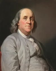 Portret van Benjamin Franklin