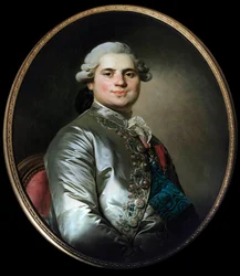 Portret van de Graaf van Provence (1755-1824), die Lodewijk XVIII werd