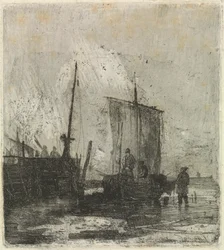 Boten in een Dok