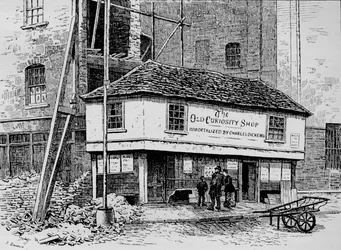 The Old Curiosity Shop bij Lincolns Inn Fields, Londen, c1860 1911