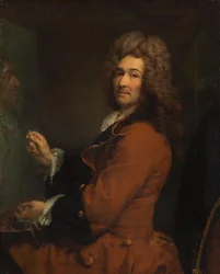 Zelfportret bij de ezel