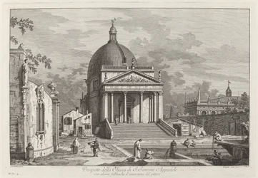 Voorgevel van de kerk van S. Simeone Apostolo