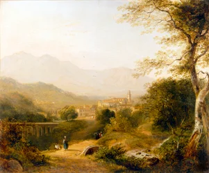 Italiaans landschap, 1839
