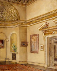 Noordoostelijke hoek van de galerij, Chiswick House