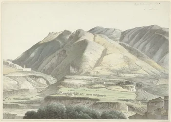 Italiaans landschap bij Subiaco