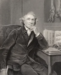 John Hunter, gegraveerd door G.H. Adcock, uit 