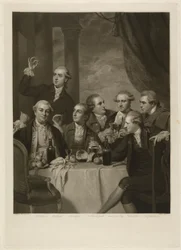 De Dilettanti Society, gegraveerd door Charles Turner