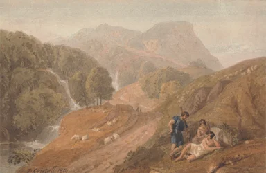 Arcadisch Landschap met Herders