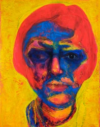 Krachtig, expressief portret